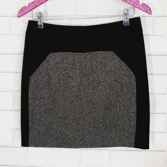Rebecca Taylor Black and Gray Tweed Skirt - Picture 9 of 11